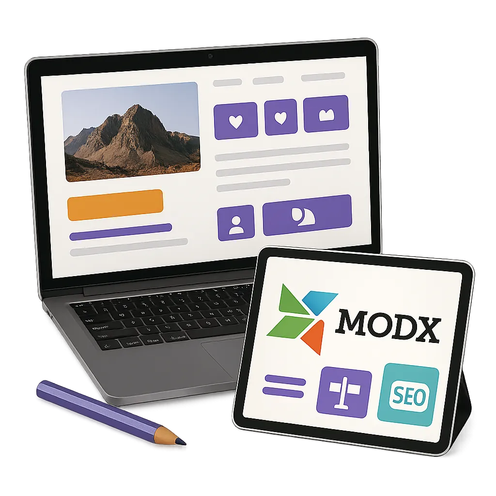 Создание сайта на Modx