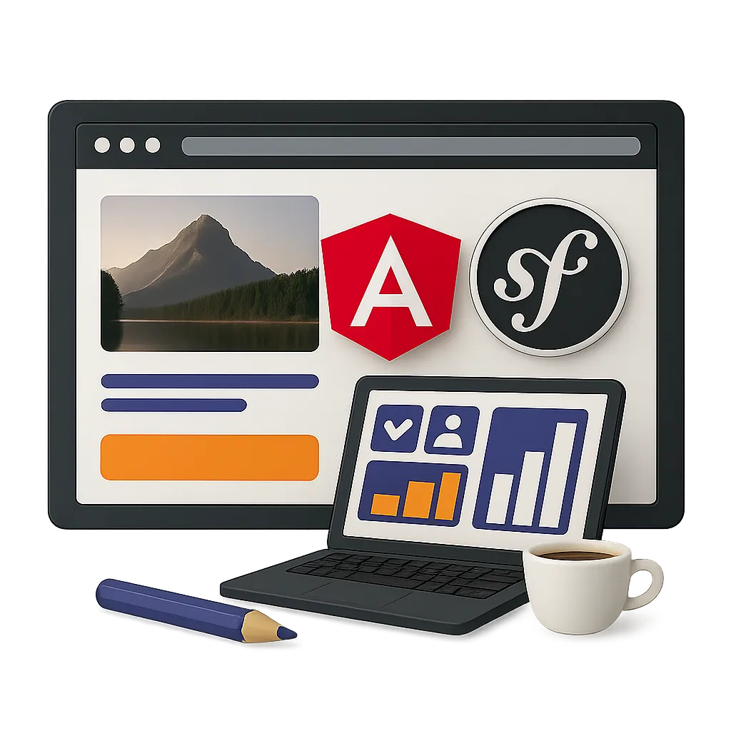 Разработка сайта на Angular + Symfony