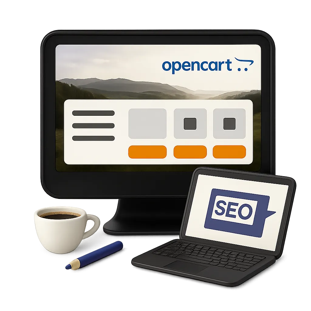 Разработка сайта на OpenCart