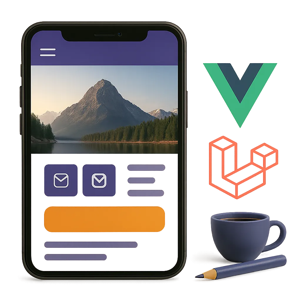Разработка сайтов на Vue и Laravel